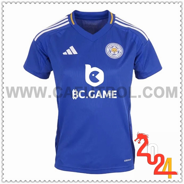 Primera Camiseta Futbol Leicester City Mujer 2024 2025