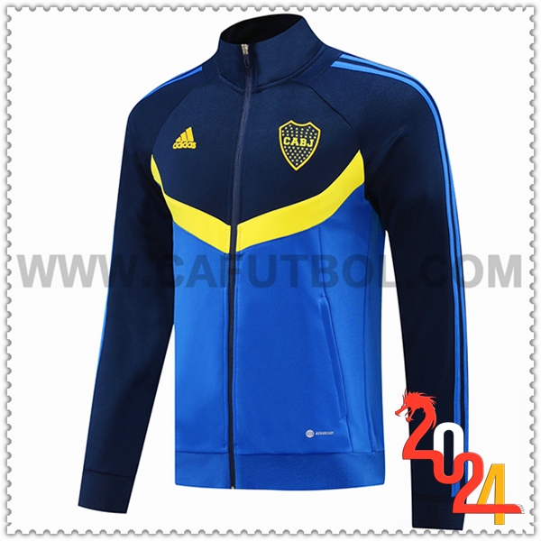 Chaquetas Futbol Boca Juniors Azul/Amarillo 2024 2025