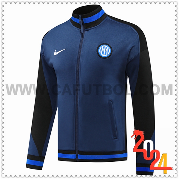 Chaquetas Futbol Inter Milan Azul marino 2024 2025