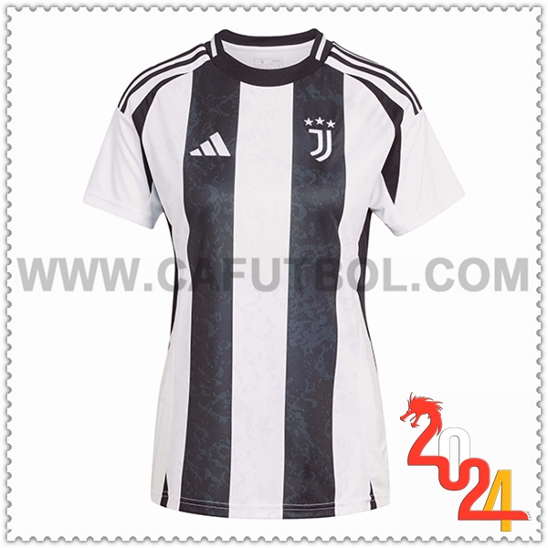 Primera Camiseta Futbol Juventus Mujer 2024 2025
