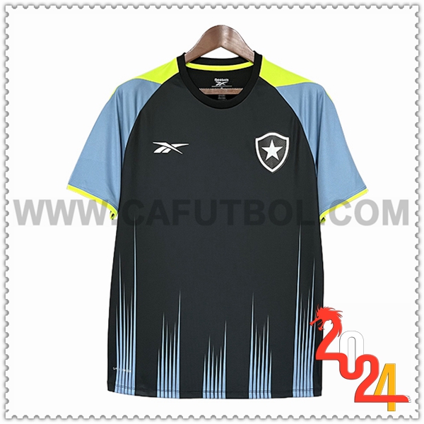 Camiseta Entrenamiento Botafogo Negro/Azul/Verde 2024 2025