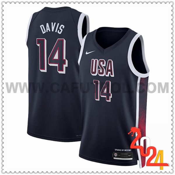 Camisetas USA (DAVIS #14) 2024/25 Negro