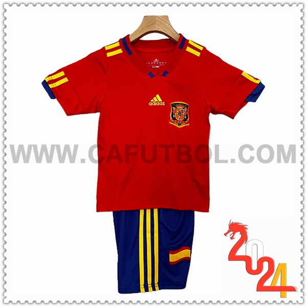 Primera Equipacion Retro Espana Ninos 2010
