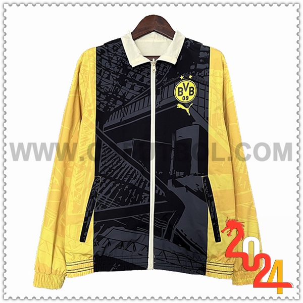 Rompevientos Dortmund Negro/Amarillo 2024 2025 -02