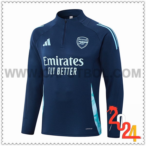Sudadera Entrenamiento Arsenal azul real 2024 2025