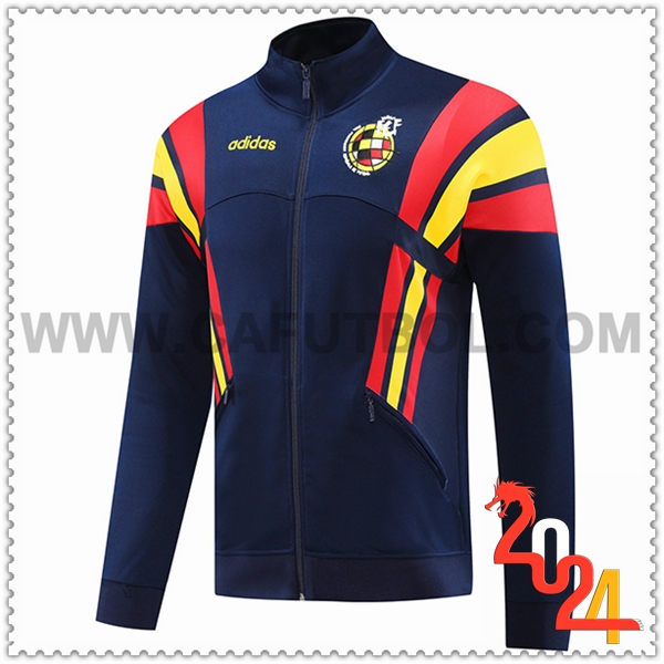 Chaquetas Futbol España azul real 2024 2025