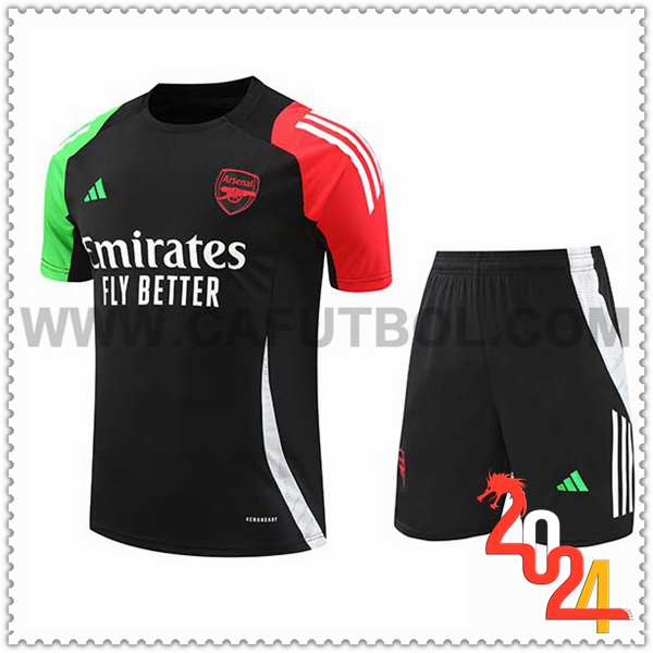 Camiseta Entrenamiento Arsenal Negro 2024 2025