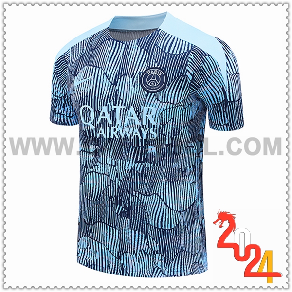 Camiseta Entrenamiento PSG Azul/Negro 2024 2025