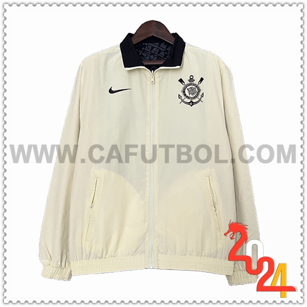 Rompevientos Corinthians Beige 2024 2025