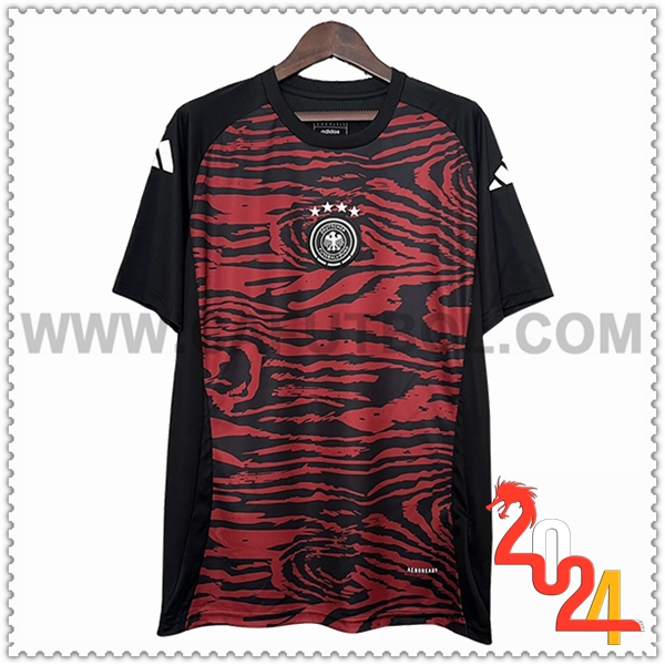 Camiseta Equipo Alemania Rojo/Negro Edicion especial 2024 2025