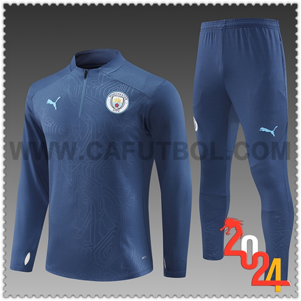 Chandal Futbol Manchester City Ninos azul real 2024 2025