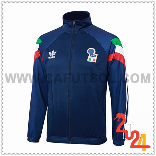 Chaquetas Futbol Italia azul real 2024 2025