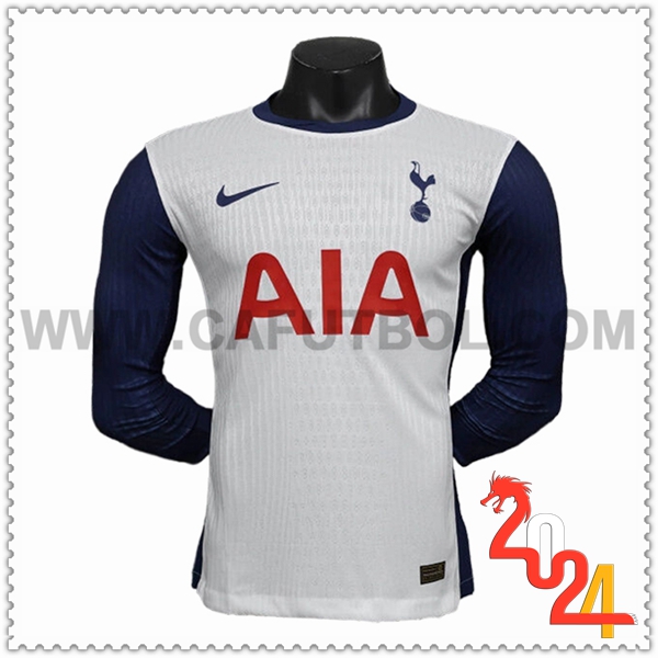 Primera Camiseta Futbol Tottenham Hotspurs Mangas largas 2024 2025