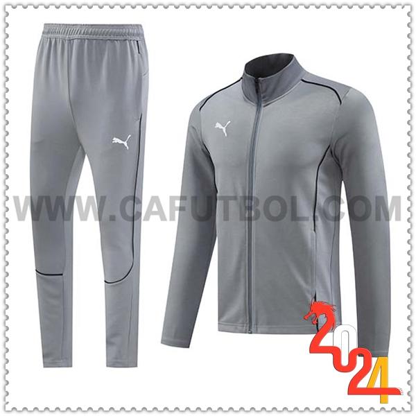 Chandal Futbol Chaquetas PUMA Gris 2024 2025