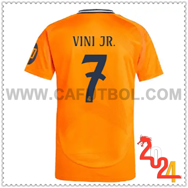 Segunda Camiseta Futbol Real Madrid VINI JR. #7 2024 2025