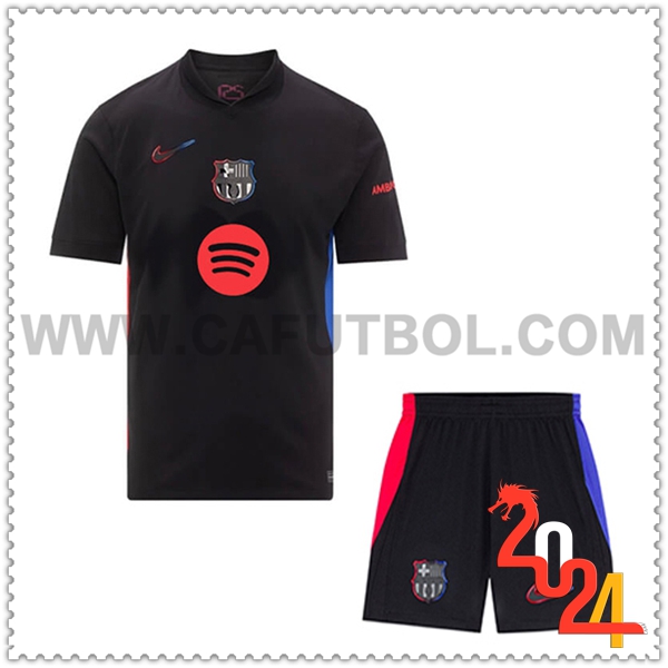 Segunda Nuevo Equipacion del FC Barcelona Ninos 2024 2025