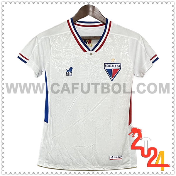 Segunda Camiseta Futbol Fortaleza Mujer 2024 2025