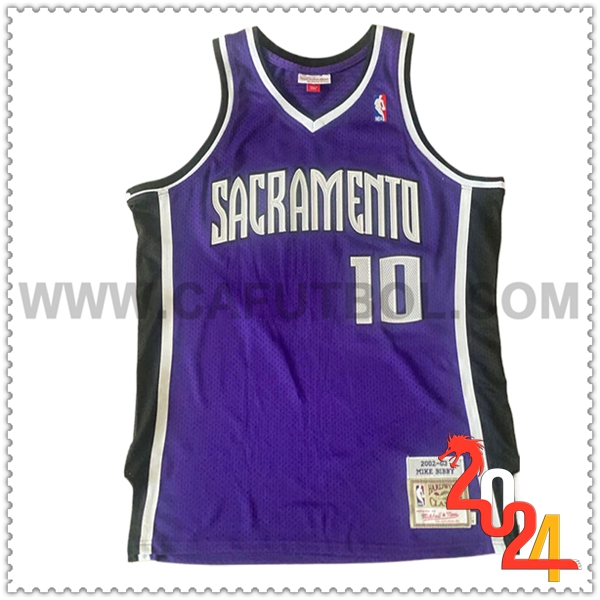 Camisetas De Futbol Sacramento Kings (BIBBY #10) 2024/25 Violeta