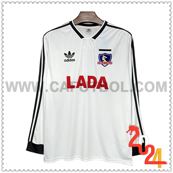 Primera Camiseta Retro Colo Colo Mangas largas 1996