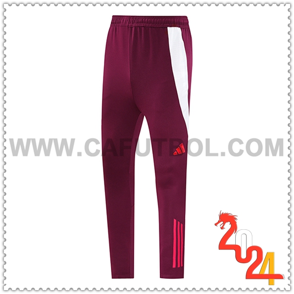 Pantalon Entrenamiento Bayern Munich Rojo 2024 2025