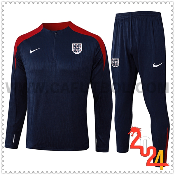 Chandal Futbol Inglaterra Azul/Rojo 2024 2025 -02
