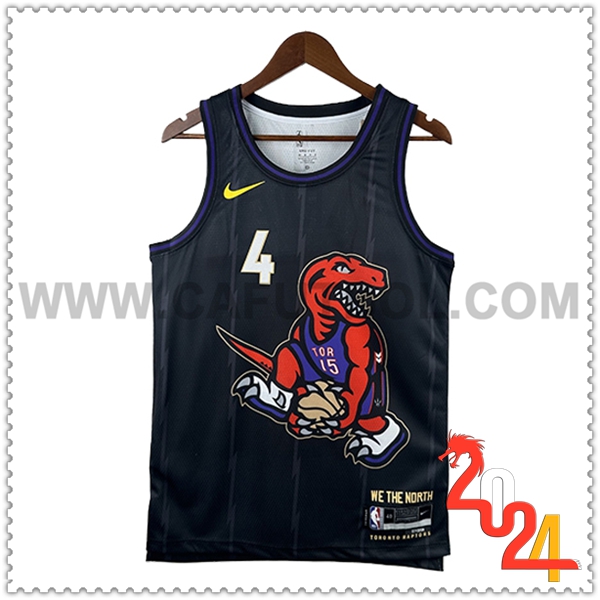 Camisetas De Futbol Toronto Raptors (BARNES #9) 2024/25 Negro