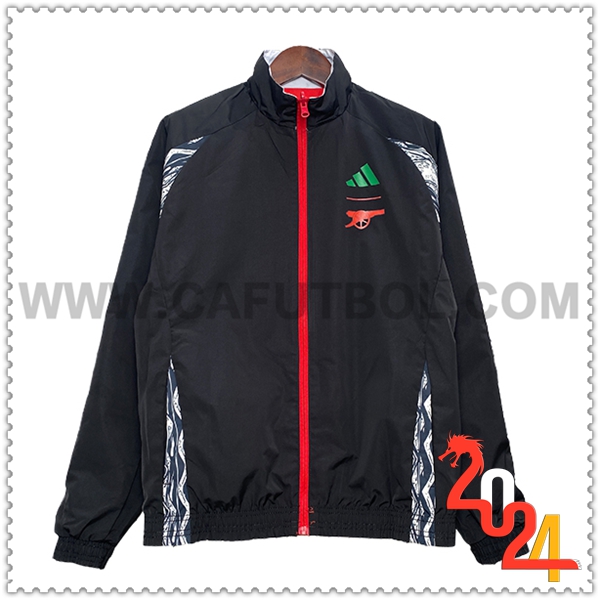 Rompevientos Arsenal Negro 2024 2025 -02
