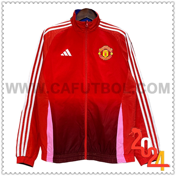 Rompevientos Manchester United Rojo 2024 2025 -02