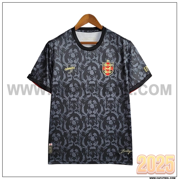 Camiseta Equipo Inglaterra Negro Edicion Especial 2024 2025