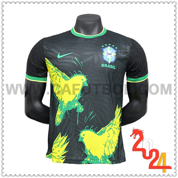 Camiseta Equipo Brasil Negro Edicion Especial 2024 2025