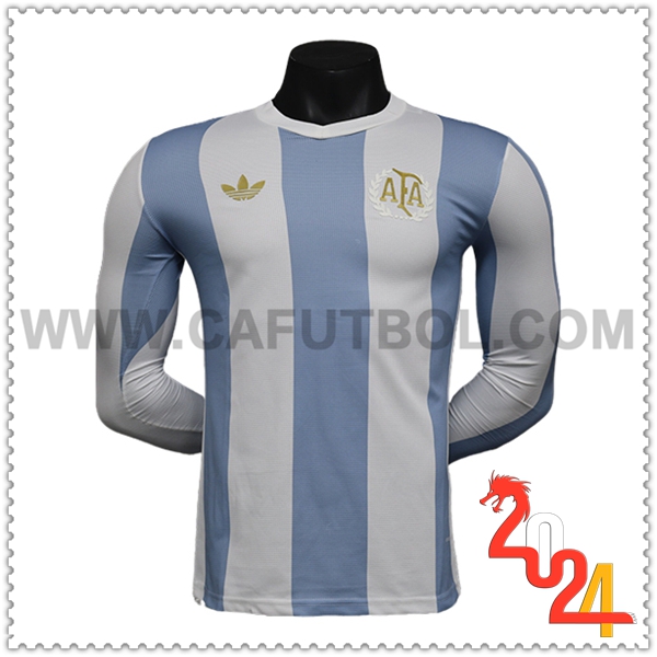 Camiseta Equipo Argentina Mangas largas Adidas 50 Aniversario Edition 2024 2025