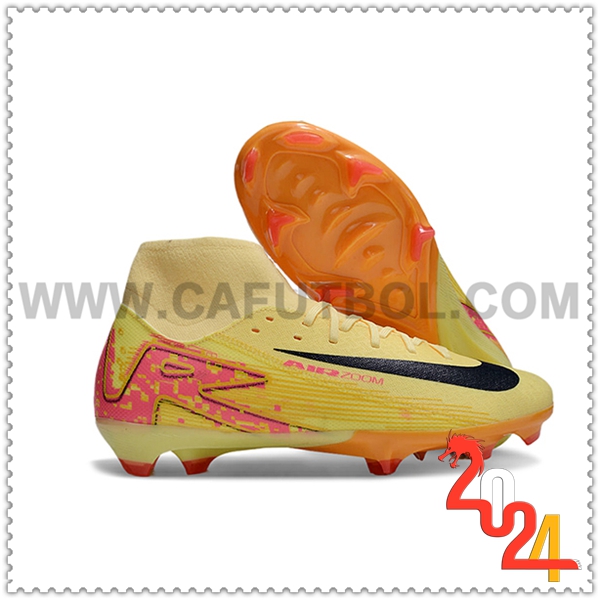Nike Zapatos de Futbol Mercurial Superfly 10 Academy FG Amarillo/Naranja/Negro
