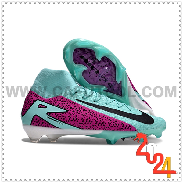 Nike Zapatos de Futbol Air Zoom Mercurial Superfly IIX Elite FG Azul/Violeta/Negro