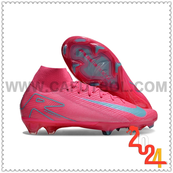 Nike Zapatos de Futbol Air Zoom Mercurial Superfly IIX Elite FG Rosa/Azul