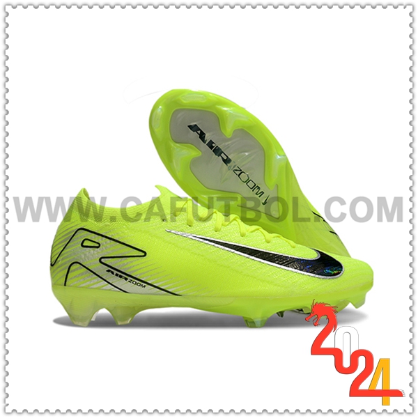 Nike Zapatos de Futbol AIR Zoom Mercurial Vapor 16 Elite XXV FG Verde/Negro