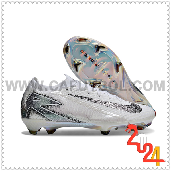 Nike Zapatos de Futbol AIR Zoom Mercurial Vapor 16 Elite XXV FG Blanco/Negro
