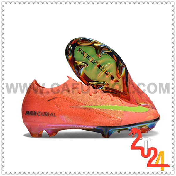 Nike Zapatos de Futbol AIR Zoom Mercurial Vapor 16 Elite XXV FG SE Naranja/Verde