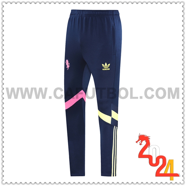 Pantalones Entrenamiento Juventus Azul/Amarillo/Rosa 2024 2025