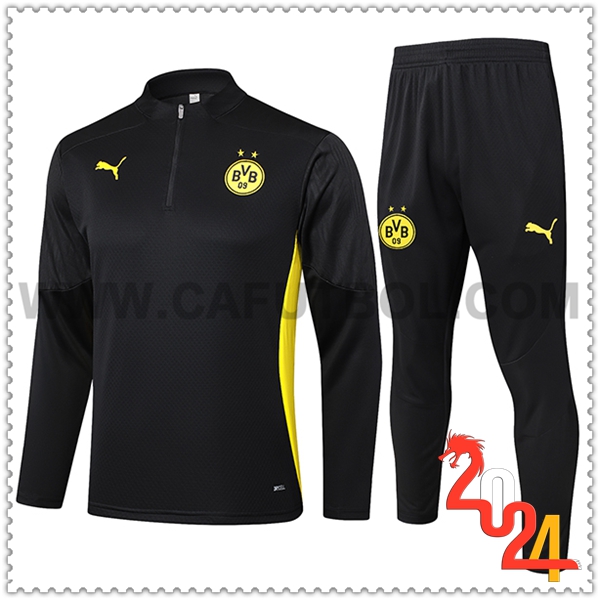 Chandal Futbol Dortmund Negro/Amarillo 2024 2025 -02