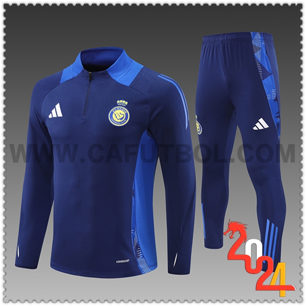 Chandal Futbol Al-Nassr Ninos azul real 2024 2025