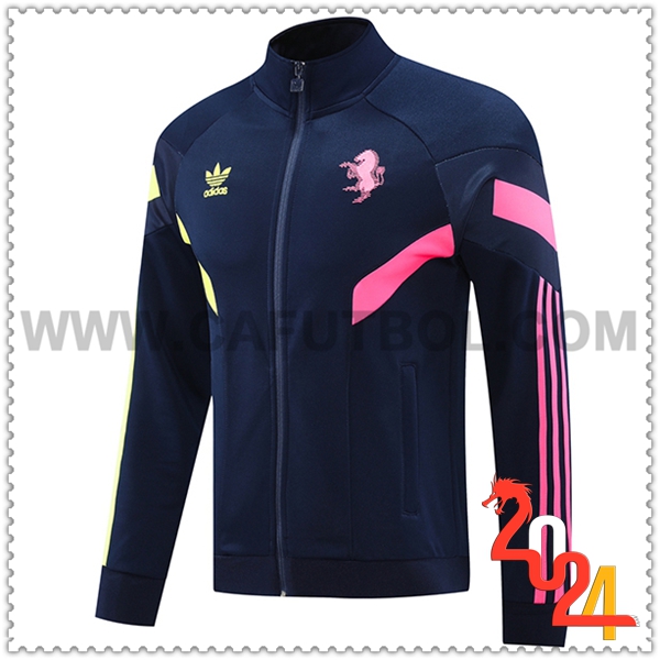 Chaquetas Futbol Juventus Azul/Amarillo/Rosa 2024 2025