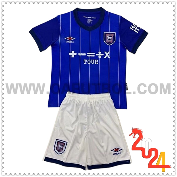 Primera Equipacion del Ipswich Town Ninos 2024 2025