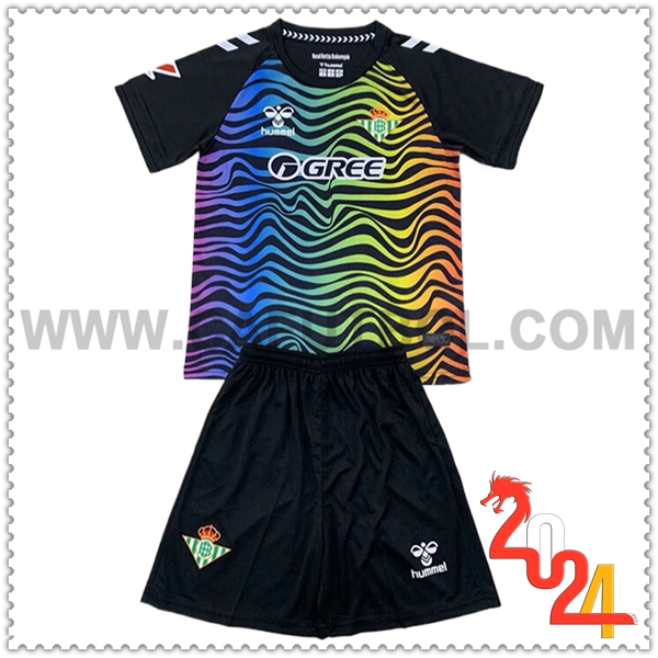 Equipacion del Portero Real Betis Ninos Negro 2024 2025