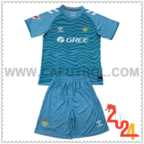 Equipacion del Portero Real Betis Ninos Verde 2024 2025