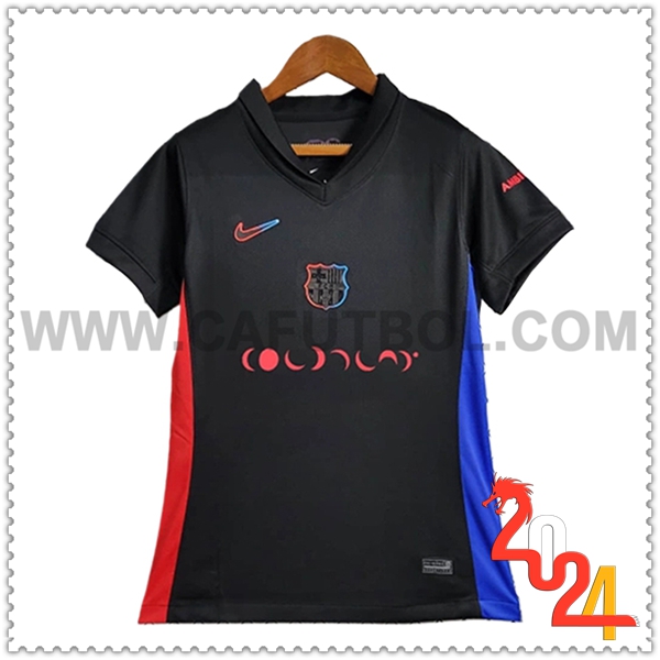 Segunda Camiseta Futbol FC Barcelona Mujer x coldplay 2024 2025