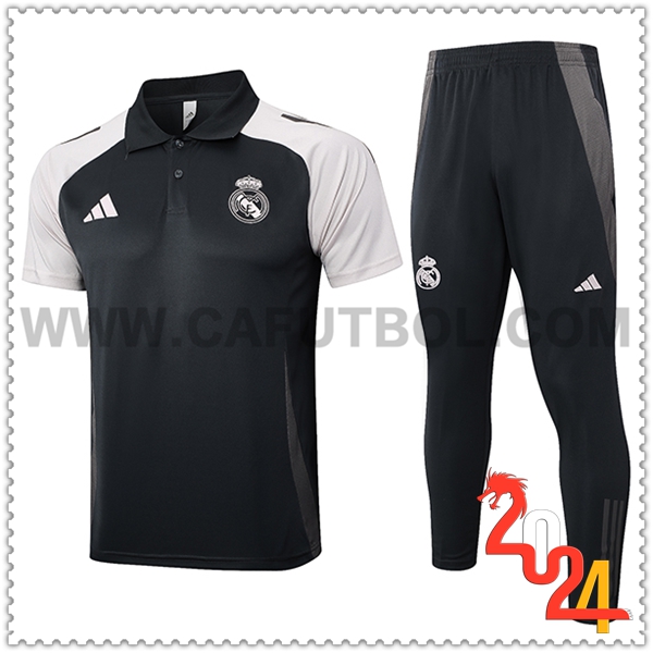 Camiseta Polo Real Madrid Gris 2024 2025