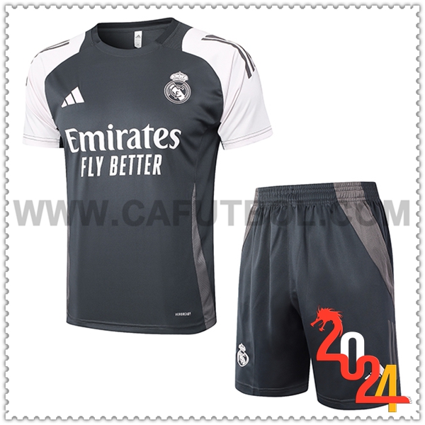 Camiseta Entrenamiento Real Madrid Gris 2024 2025