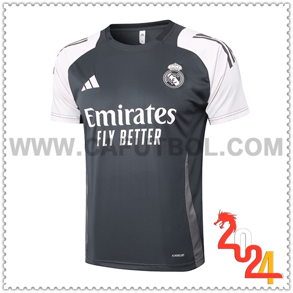 Camiseta Entrenamiento Real Madrid Gris 2024 2025