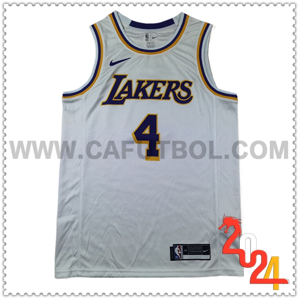 Camisetas NBA Los Angeles Lakers (KNECHT #4) 2024/25 Blanco