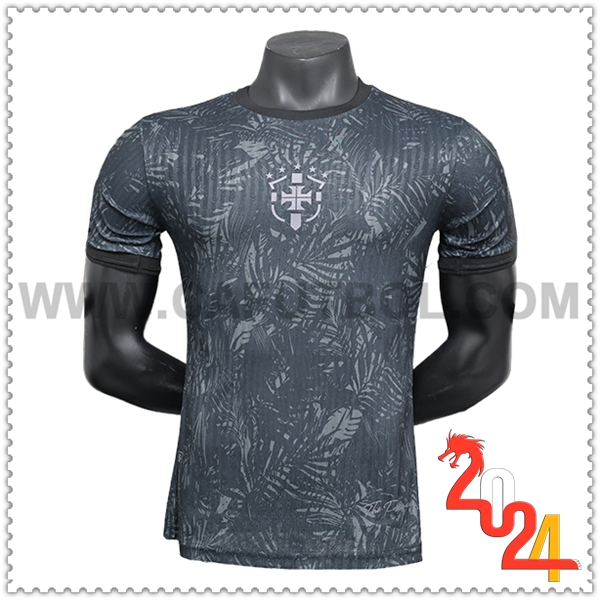 Camiseta Equipo Brasil Negro Edicion Especial 2024 2025